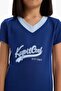 V-Neck Printed Short-Sleeved Summer Dress for Girls E2276A825Sm - 6