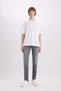 Carlo Skinny Fit Extra Narrow Fit Regular Waist Extra Narrow Leg Jean Pants E2740Ax25Sp - 3
