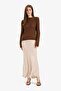 A-Line Regular Waist Satin Midi Skirt B1867Ax25Sp - 2