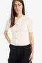 Regular Fit Crew Neck Knitwear Short Sleeve Cardigan E6882Ax25Sm - 4