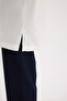 Regular Fit Crew Neck Basic Plain Short Sleeve Hijab T-Shirt Tunic A8351Ax25Sp - 5