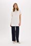 Regular Fit Crew Neck Basic Plain Short Sleeve Hijab T-Shirt Tunic A8351Ax25Sp - 2