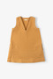 Nina Linen and Tencel ™   Short Dress Mustard - 5