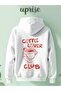 سويت شيرت كبير الحجم مصنوع من القطن المطبوع بـ 3 خيوط من Coffee Lover Club