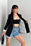 Women's Blazer Jacket Black - 2