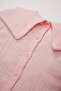 Baby Girl Big Lapel Muslin Long Sleeve Shirt E5288A525Sp - 4