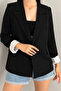 Women's Blazer Jacket Black - 3