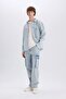 100% Cotton Oversized Wide Fit Long Sleeve Jean Shirt D8333AX25SP - 3