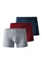 3-Piece Men's Boxers Koton Lycra Side Seamless 1001
