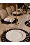 Set of 6, 30 cm White Radial Metal Stainless American Presentation Service, Stylish Dowry Set, Ring Runner - 5