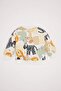 Baby Boy Crew Neck Animal Print Sweatshirt D9587A525Sp - 4