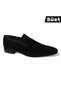 S1453 Black Suede Leather Shoes Wedding Engagement Special Occasion Cocktail Prom Suit Shoes - 2
