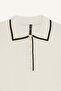 Fitted Polo Neck Short Sleeve Knitwear T-Shirt C1498Ax25Sp - 2