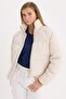 Regular Fit Inflatable Jacket with Zipper Pocket E7385Ax24Wn