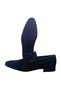 S1453 Black Suede Leather Shoes Wedding Engagement Special Occasion Cocktail Prom Suit Shoes - 4