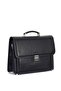 Black Leather Classic Briefcase - 290 2