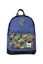Benetton School Backpack Navy Blue Camouflage