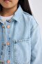 Girl's Cotton-Padded Jean Jacket D9699A825Sp - 7