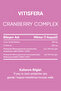 Cranberry Complex 30 Capsules - Cranberry Extract, D-Mannose, Probiotic - 6
