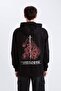 Vikings Valhalla Regular Fit Hooded Back Printed Sweatshirt D5863Ax24Wn - 6