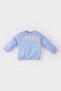 Crew Neck Printed Soft Fleece Sweatshirt for Baby Girl D7871A525Sp - 4