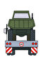 423X423 mm -Lowbed Warning Sign-Tpesc K333 and Din 11030 Compliant Vehicle Marking Sticker/Reflective Adhesive - 5