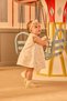 Baby Girl 100% Cotton Ribbon Dress - Pink - 4