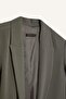 Regular Fit Jacket Collar Basic Plain Blazer Jacket C3215Ax24Au - 8