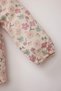 Baby Girl Crew Neck Floral Twill Long Sleeve Shirt E2786A525Sp - 3