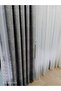 Brillanthome Trend Linen Background Curtain Self Patterned - 4