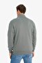 Comfort Regular Fit Relaxed Fit Zippered Mock Neck Basic Plain Sweatshirt X7405AZ24AU - 5