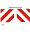 423X423 mm -Lowbed Warning Sign-Tpesc K333 and Din 11030 Compliant Vehicle Marking Sticker/Reflective Adhesive - 4