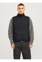 Black Men's Light Puffer Vest 12256987_Jjestate Packable Bw Colla - 7