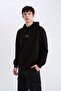 Vikings Valhalla Regular Fit Hooded Back Printed Sweatshirt D5863Ax24Wn - 4