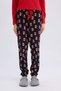 Fall in Love Pajama Set Long Sleeve Teddy Bear Printed Top Flexible Waist Patterned Pajama Bottom 3194276 - 6