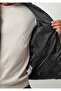Men's Coat Hidden Hood Softsell Fabric Men's Black Coat - 6