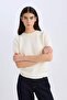 Regular Fit Crew Neck Basic Plain Knitwear Short Sleeve T-Shirt Sweater E3214Ax24Wn - 3