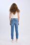 Lina Comfort Mom High Waist Ankle Length Jeans Washable Pants E3439Axns - 6