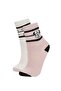 Girls' Disney Mickey & Minnie 2-Piece Cotton Long Socks D1738A8Ns