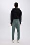 Sports Jogger Sweatpants Standard Fit Basic Plain with Pockets and Elastic Waistband D3742Ax24Wn - 5