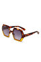 Emma Big Hexagonal Sunglasses Havana Yellow Ok015-Hy - 2