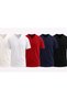 Men's V-Neck 100% Cotton Combed Cotton T-Shirt – Comfortable Fit - 5