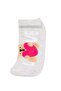 Women's Animal Printed 3-Piece Cotton Booties Socks D4836Axns - 4