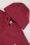 Baby Girl Hooded Basic Plain Soft Inside Furry Zippered Sweatshirt D0750A524Au - 2