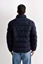 Water Repellent Windproof down Jacket Slim Fit Slim Fit Stand Collar with Zipper Pockets 3156566 - 8