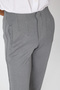 Anthracite High Waist Pencil Detailed Women's Trousers 8122A - 4