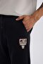 Defactofit Thick Jogger Sweatpants Nba Chicago Bulls Standard Fit with Pockets Waist Lace up Elastic Leg - 5
