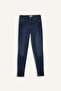 Skinny Fit High Waist Ankle Length Jean Trousers C7612Ax24Cw - 8