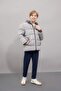 Plush Lined Inflatable Coat for Boy - Hooded, Zippered, and Pockets C8785A824Wn - 2