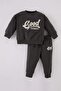 Baby Boy 2 Piece Set Crew Neck Printed Sweatshirt Elastic Waist Sweatpants D0724A524Wn